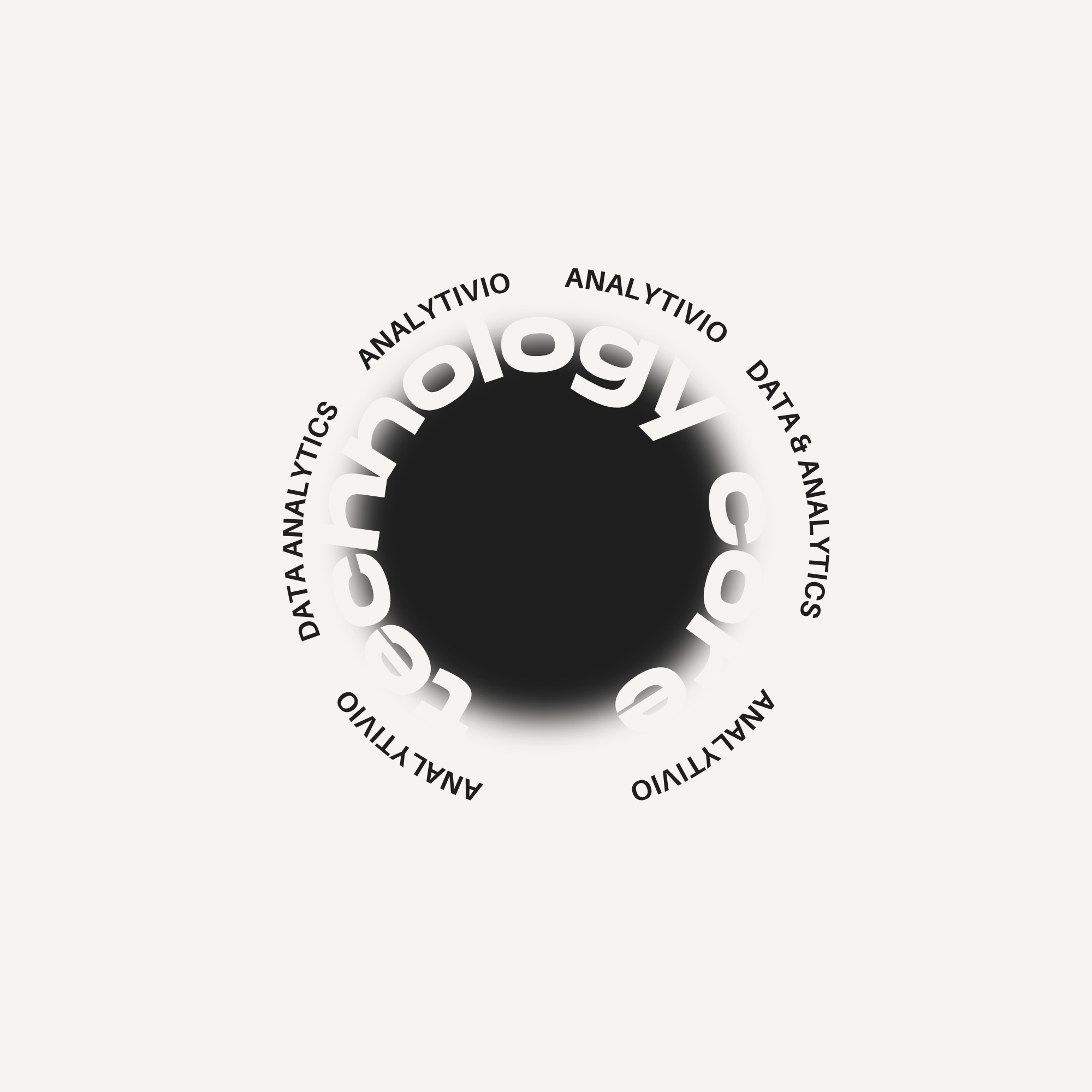Analytivio modern typographic logo representing data analytics and research services