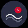 Icon representing cash flow and liquidity analysis