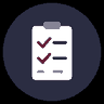 Icon representing regulatory and compliance reporting